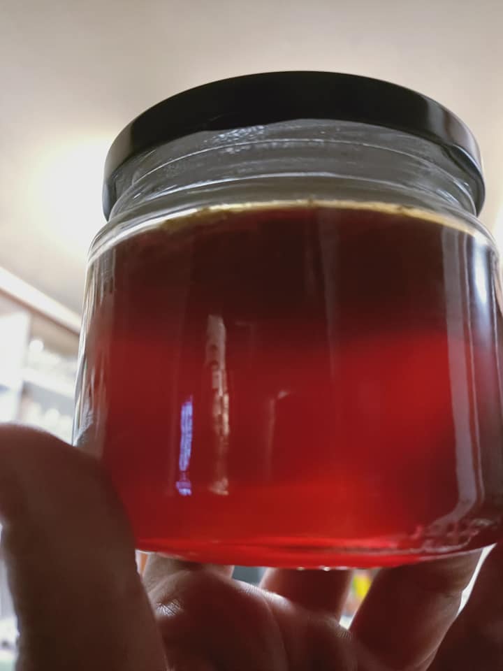 photo of a jar with jelly