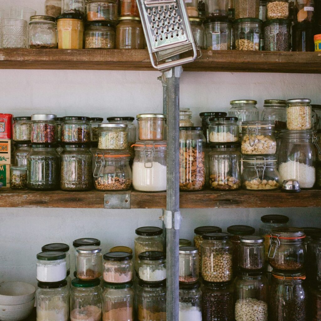 photo of jars of ingredients