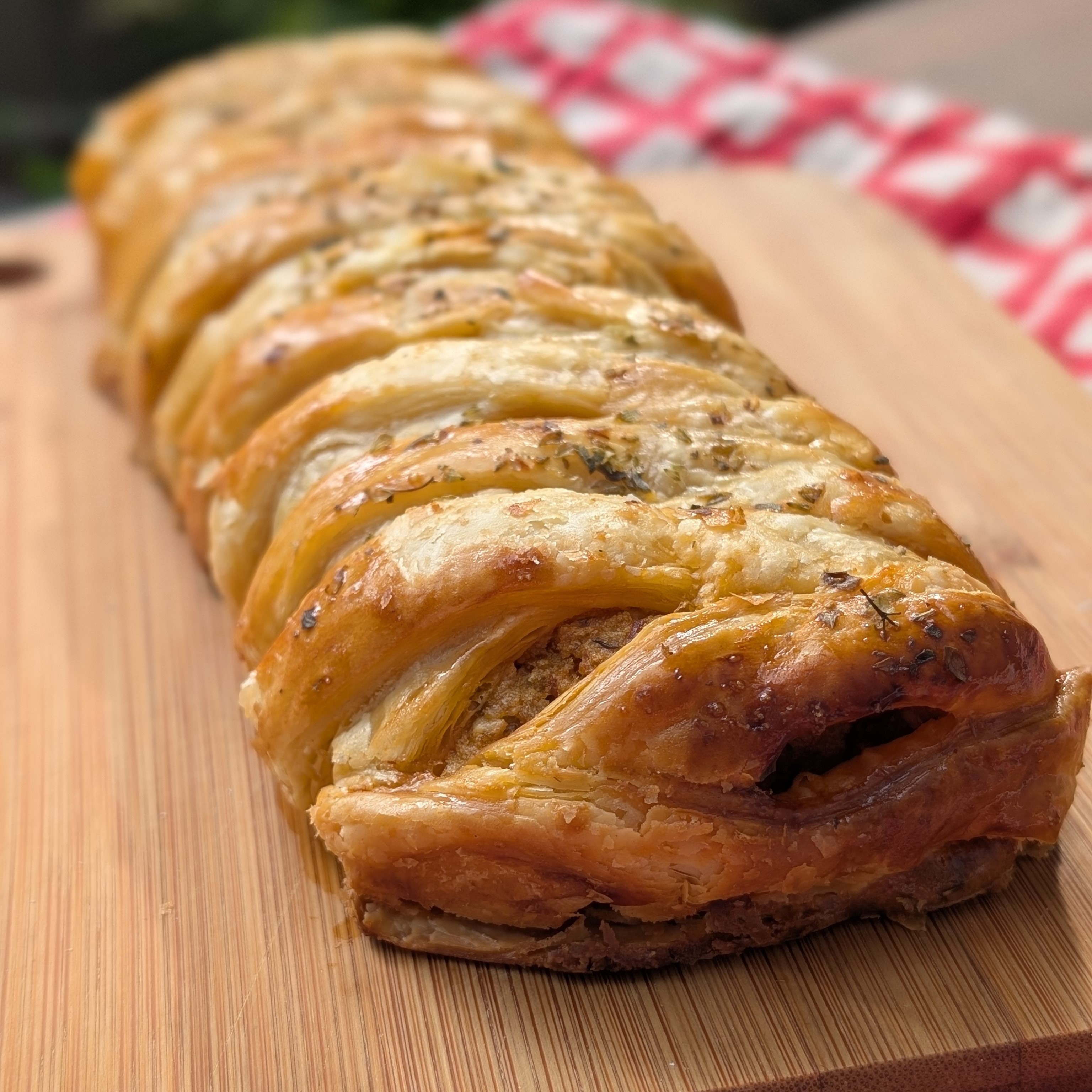 Chorizo Feta Braid