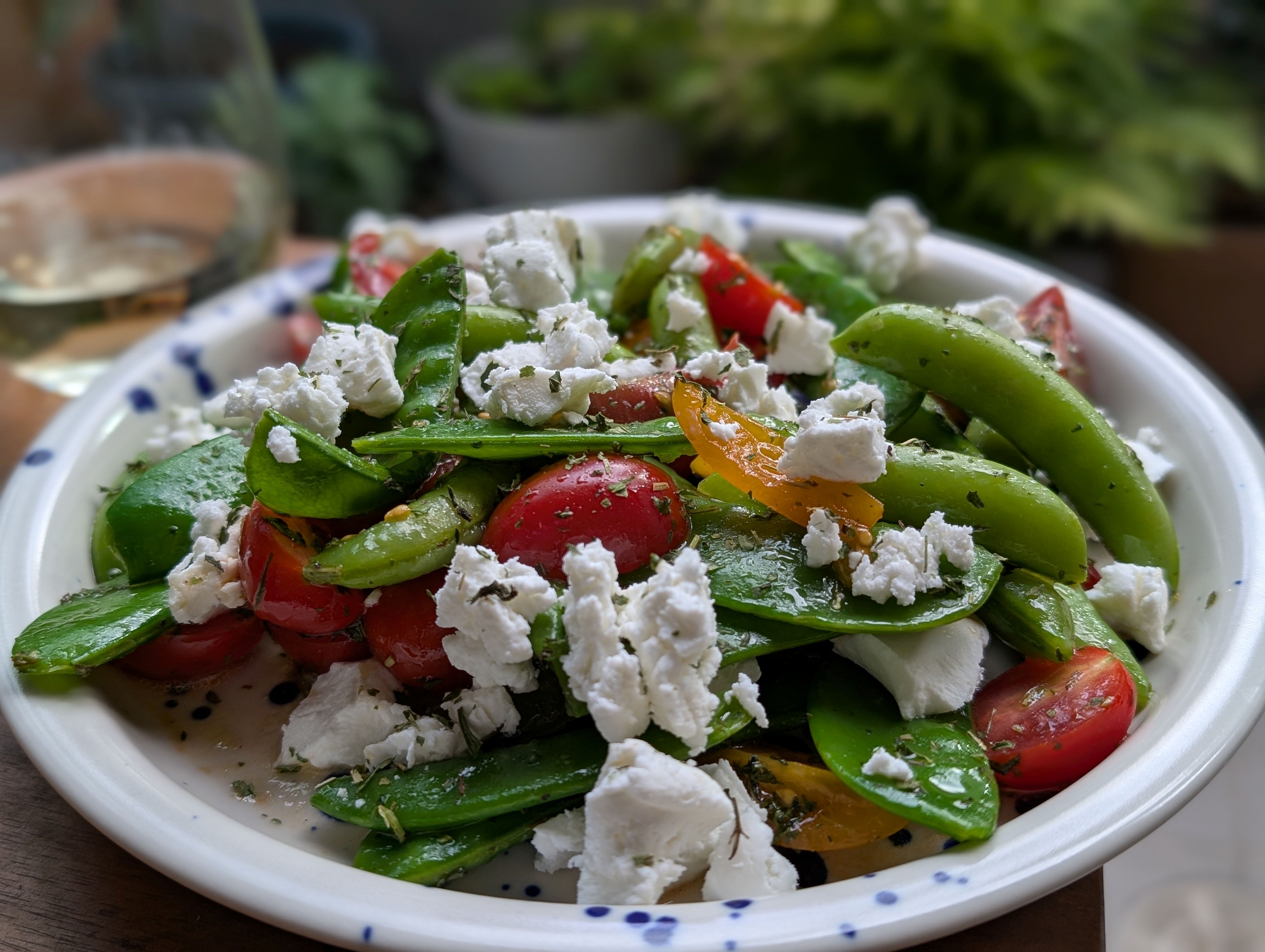 photo of colourful salad