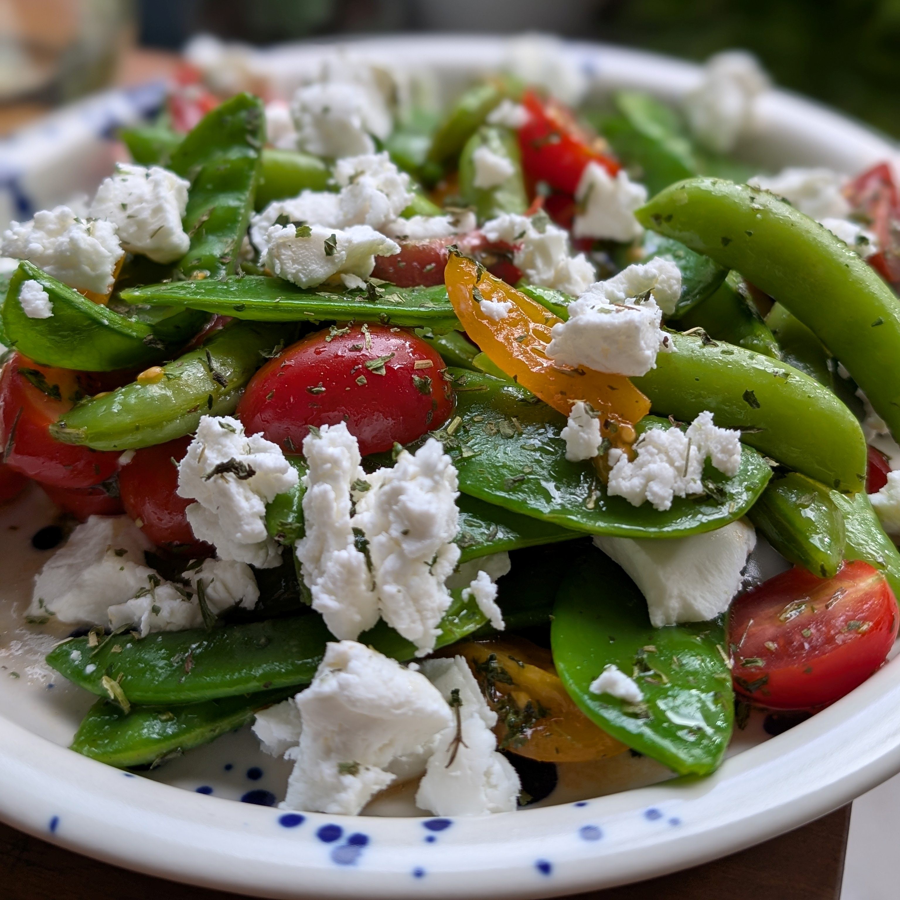 Pea, Mint & Feta Salad