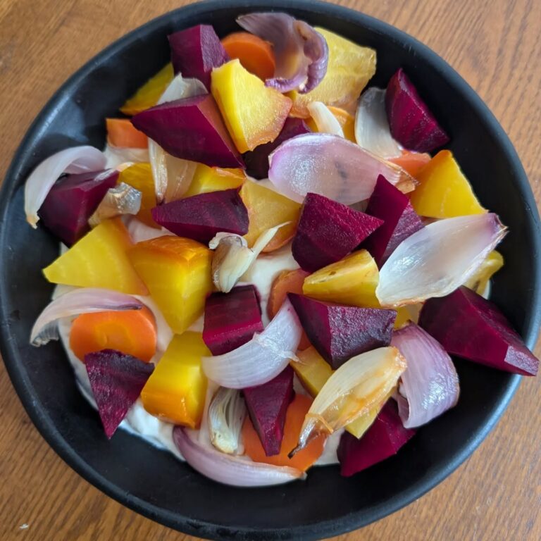 Roasted Beetroot with Chèvre Cream